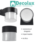 APLIQUE LED REDONDO CALIDO