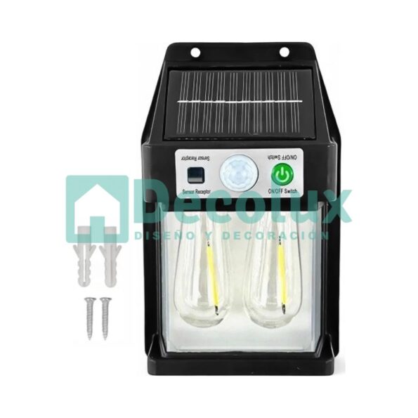 Aplique Solar Dual