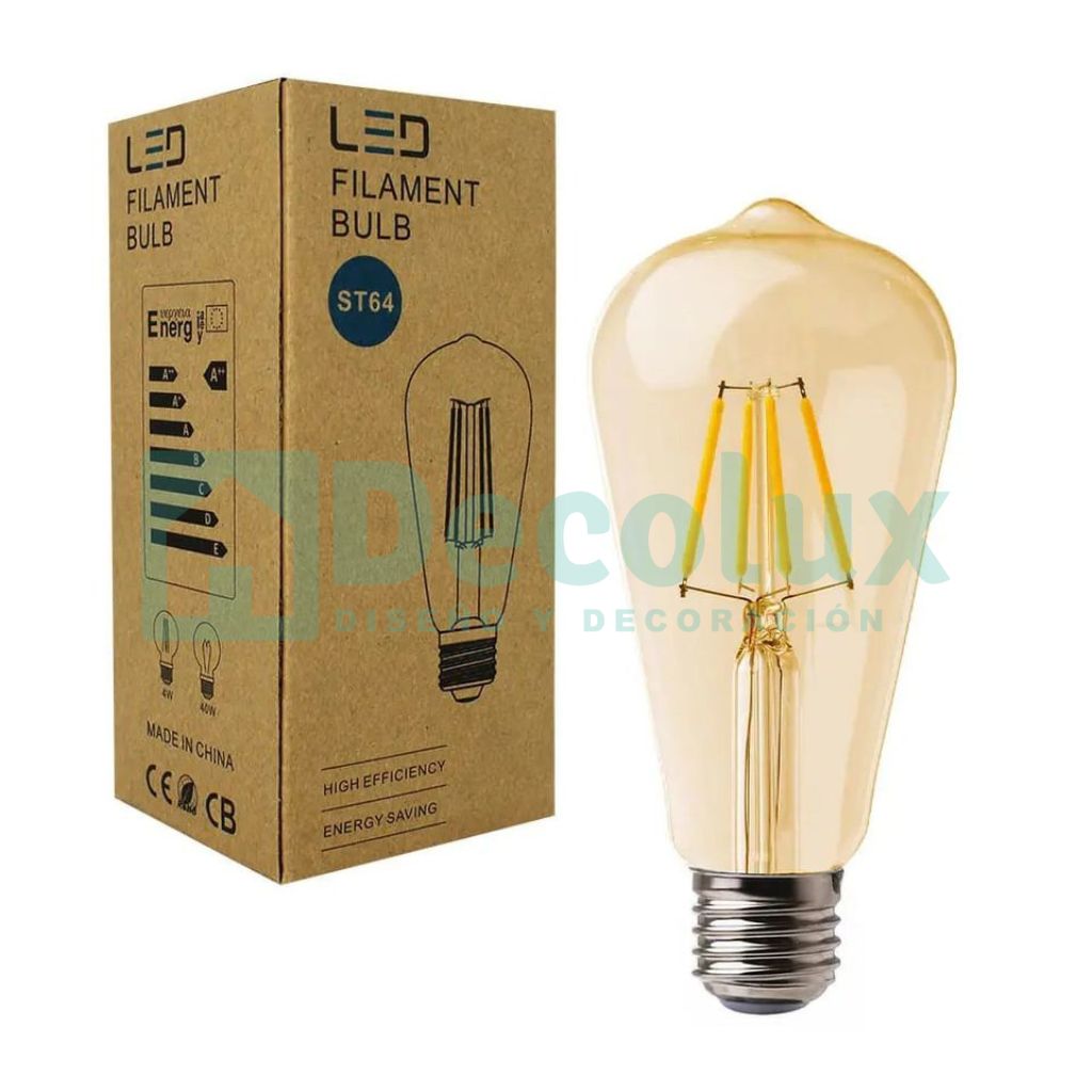 FOCO FILAMENTO LED ST64