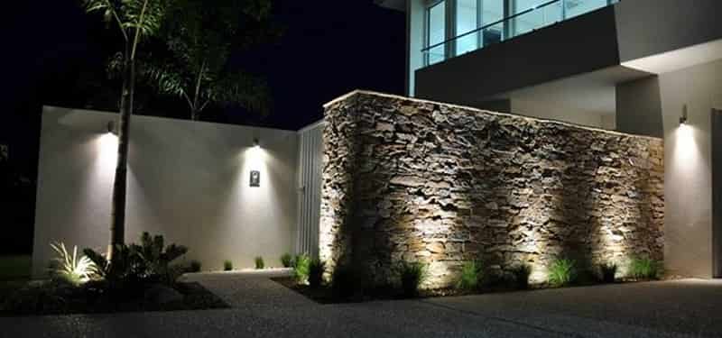iluminación para exteriores